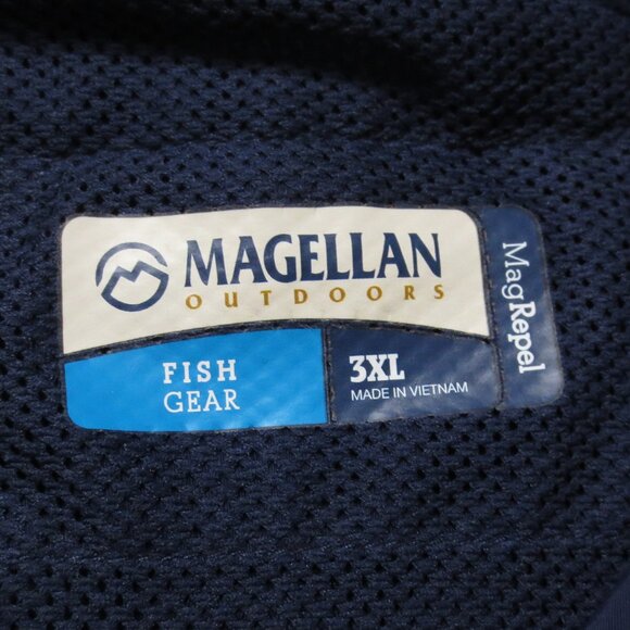 MAGELLAN mens SHORTS cargo NAVY BLUE hiking MAG REPEL fishing SIZE 3XL - Picture 6 of 11